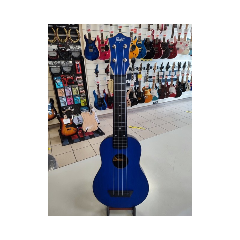 FLIGHT TUS35 TRAVEL UKULELE SOPRANO - DARK BLUE