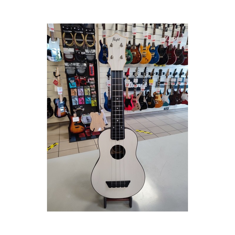 FLIGHT TUS35 TRAVEL UKULELE SOPRANO - WHITE