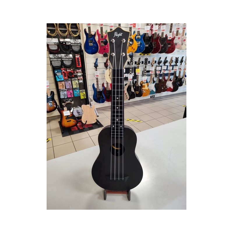 FLIGHT TUS35 TRAVEL UKULELE SOPRANO - BLACK