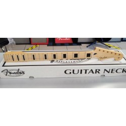FENDER Player Stratocaster Neck w/Block Inlays 22 Medium Jumbo Frets MN